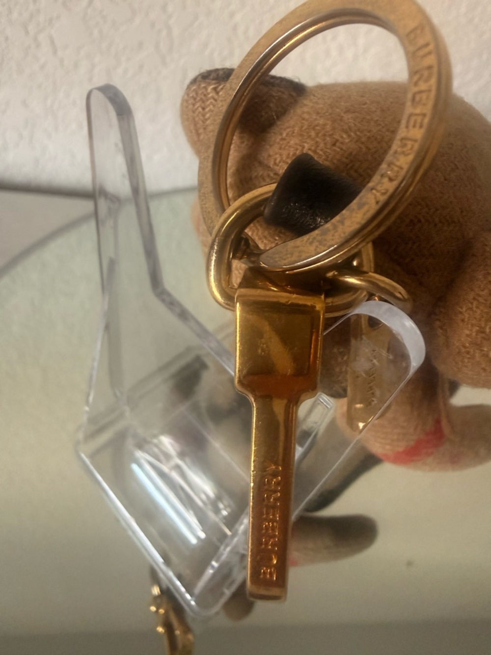 Authentic Burberry Thomas Bear Bag Charm/Keychain Check Pattern w/COA - Picture 4 of 8